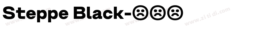 Steppe Black字体转换